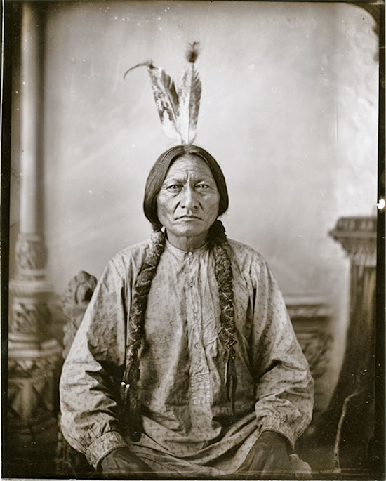 Sitting Bull fotograferad av Barry